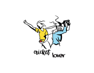 Fototapeta premium Cricket Lover