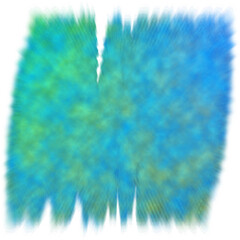 A transparent dreamlike abstract psychedelic cloud burst design element.