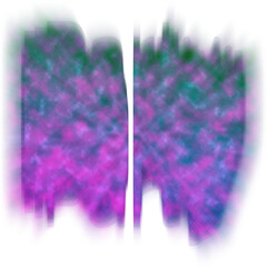 A transparent dreamlike abstract psychedelic cloud burst design element.