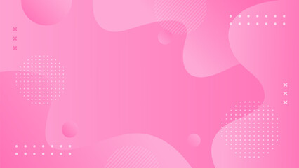 Pink abstract vector background. Wavy and fluid geometric elements. Dynamic shape composition. Suitable for wallpapers, banners, events, templates, pages, and others