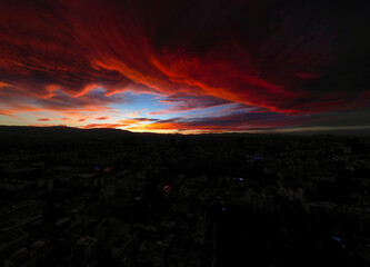 Crepúsculo en ciudad de México