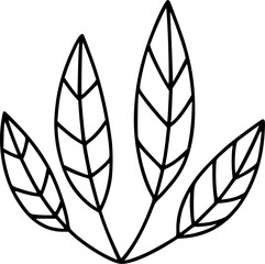 Aquatic plants outline