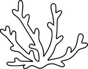 Coral outline