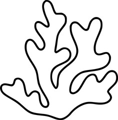 Coral outline