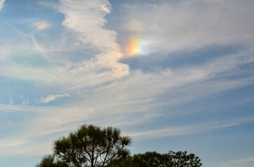 Obraz premium Sun Flare, Orange Beach, Alabama