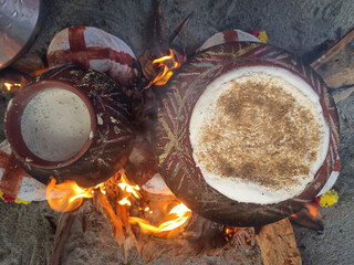 Great cultural Pongal festival in India, Tamil Nadu 