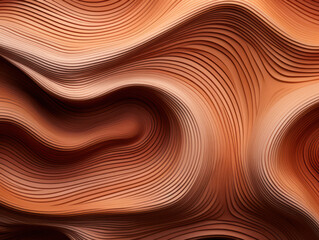 Abstract Curves: A Vibrant and Elegant Wave Pattern on a Textured Geometric Background