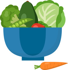 Vegetable Market Illustration