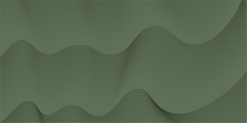 abstract green background with waves