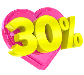 Yellow And Pink Heart Sale 30 Off 3D Render