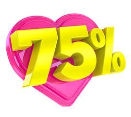 Yellow And Pink Heart Sale 75 Off 3D Render