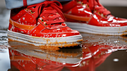 skates on the street