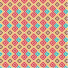 seamless geometric pattern with shapes