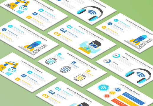 Modern Technology Infographic Layout