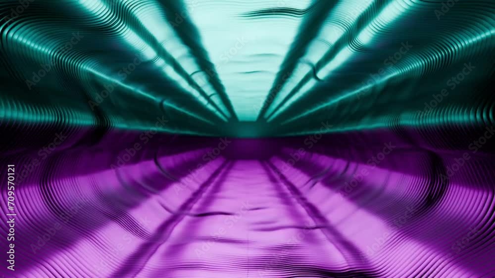 Fototapete abstract brain wave background in blue and violet, with dynamic lines suggesting speed and cognitive