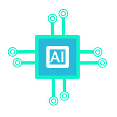 Ai generative icon vector 