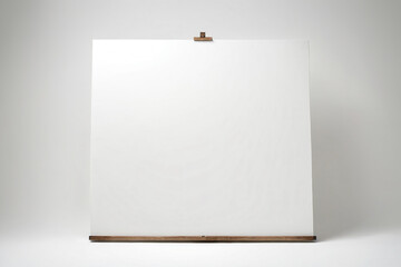 A blank white canvas against a full white background - Mockup