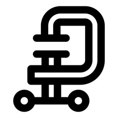 clamp icon vector illustration asset element