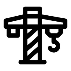 crane icon vector illustration asset element