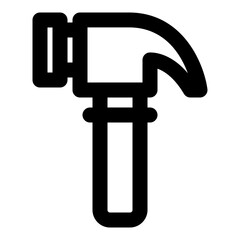 hammer icon vector illustration asset element