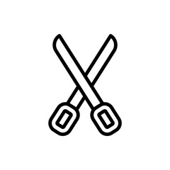 scissors icon design vector template