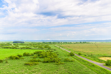 大自然の香り　サロベツ原野を望む
