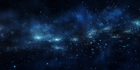Embellished With Gray Spots And Dots Texture, Beautiful blue galaxy background.