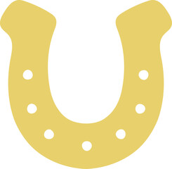 Horse Shoe Silhoutte Handdrawn