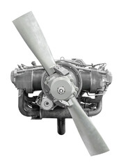 Propeller airplane engine © Ratchapon