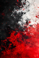 Abstract red Black and White Painting Texture Background
