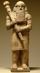 Gilgamesh statue - obrazy, fototapety, plakaty