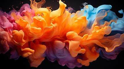 paint texture of liquid splash.