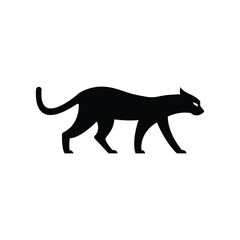 Black panther logo design