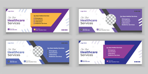 Bundle Medical Healthcare, Web Banner Cover Design Template