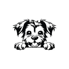 Cool puppy logo design