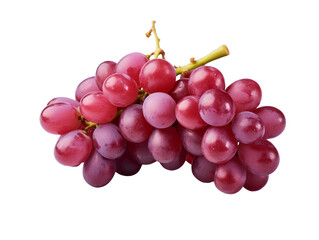 Fototapeta premium A juicy bunch of purple grapes with water droplets, showcasing freshness and natural taste.