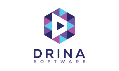 D Letter Logo Design - Software logo.