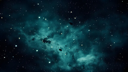 a dark blue star field with many stars