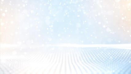 Abstract white particle business corporate digital technology on elegant clean gray Background. Modern motion pattern graphic network cyberspace concept.