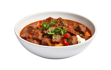 Goulash Delight isolated on transparent Background