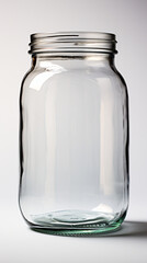 Generative AI. Glass jar

