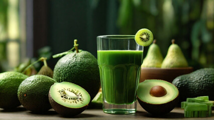 Glass Of Green Juice - Green Juice Day