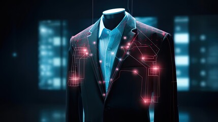 Hologram of smart clothes