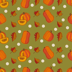 Seamless Hello Autumn