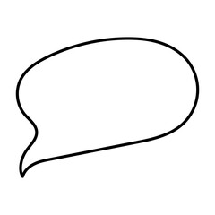 thought cloud ideas line flat element icon