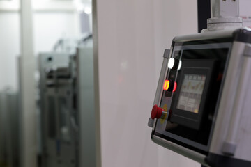 industrial pendant touchscreen control console