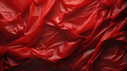 Texture resembling red plastic wrap.