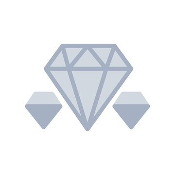 diamond icon or logo illustration style. Icons ecommerce.