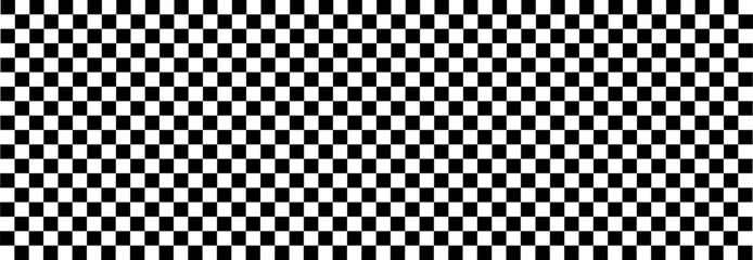 Horizontal black and white checked sport background