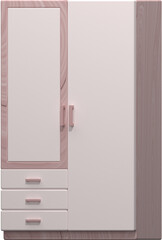 PNG 3D Wardrobe icon isolated on a white background